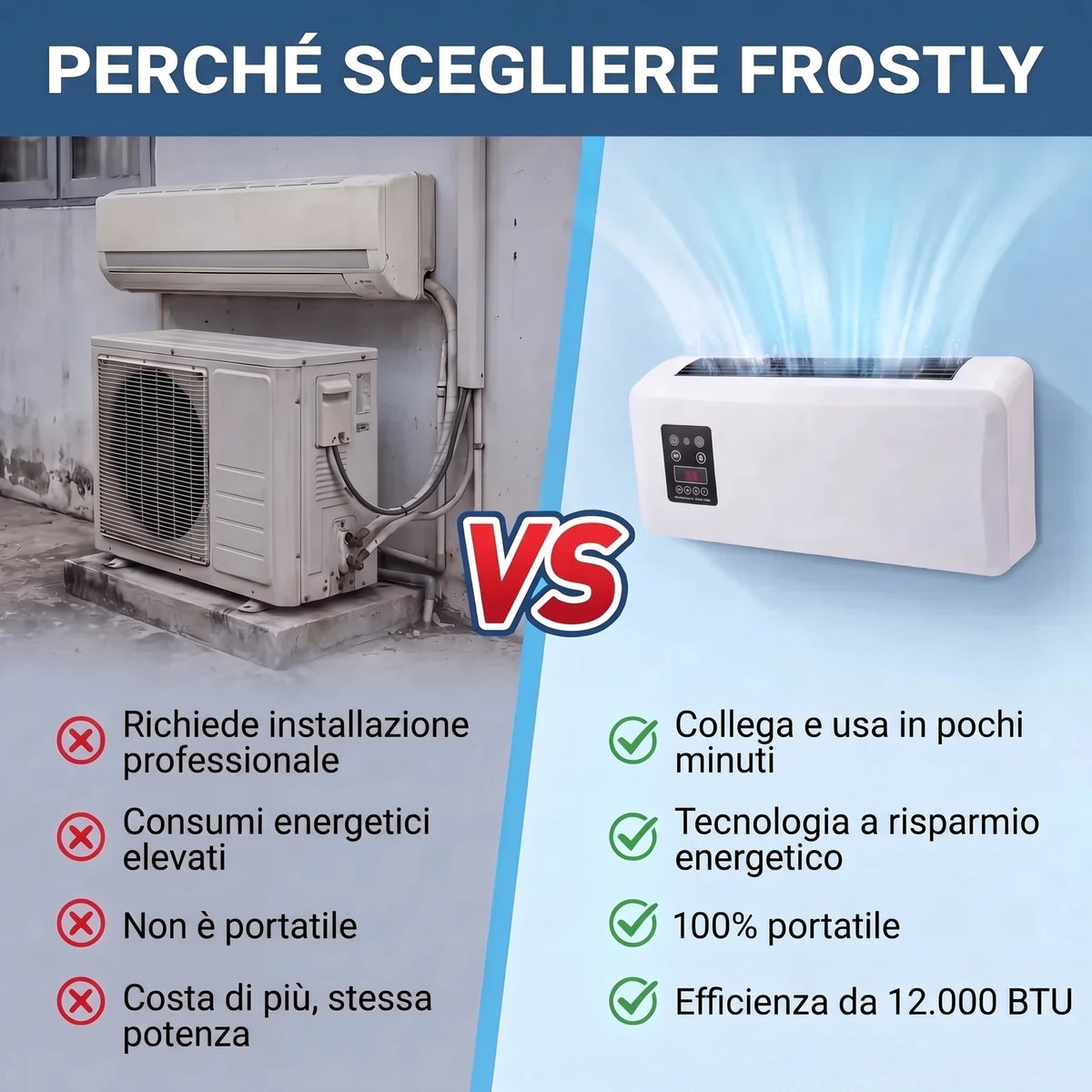 Frostly - Condizionatore Portatile